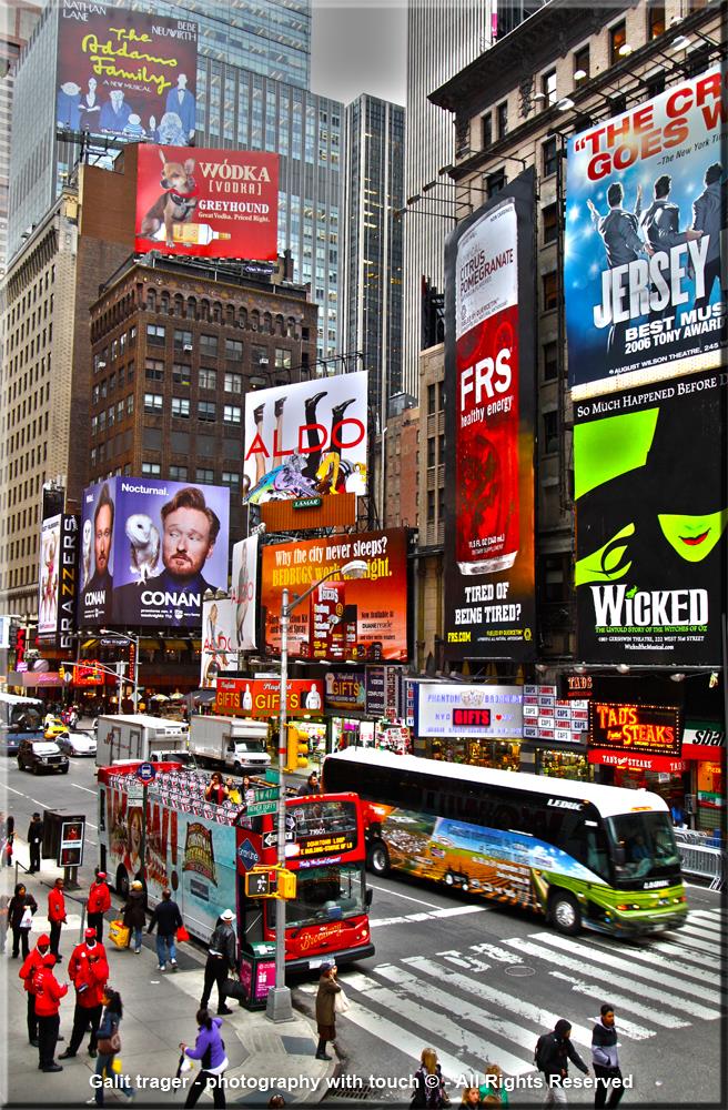 CANVAS PHOTOS - Times Square Manhattan