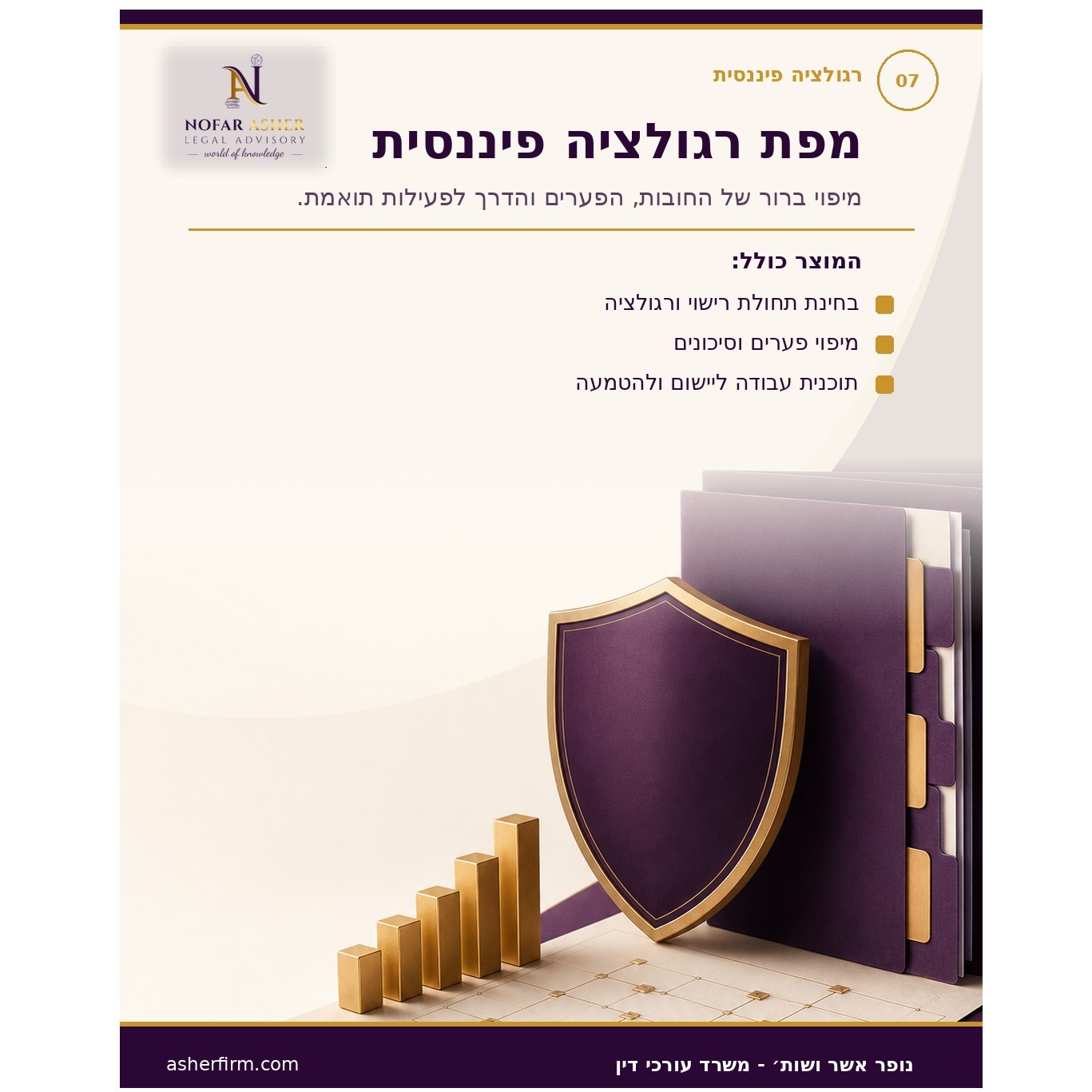 מיפוי חובות רגולציה פיננסית