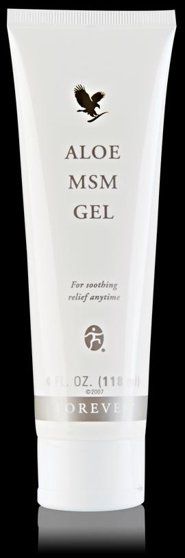 ג'ל אלו ורה עם MSM ALOE MSM GEL