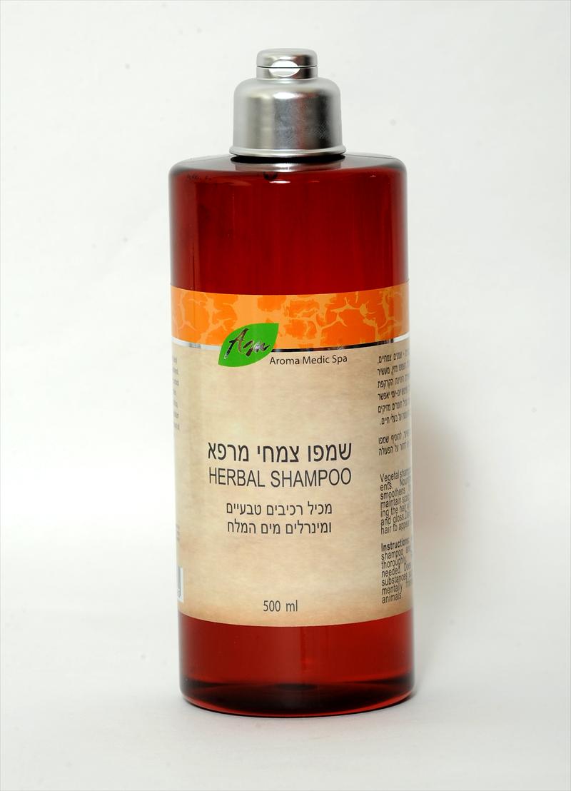 שמפו מצמחי מרפא לחיזוק להזנת שורשי השיער