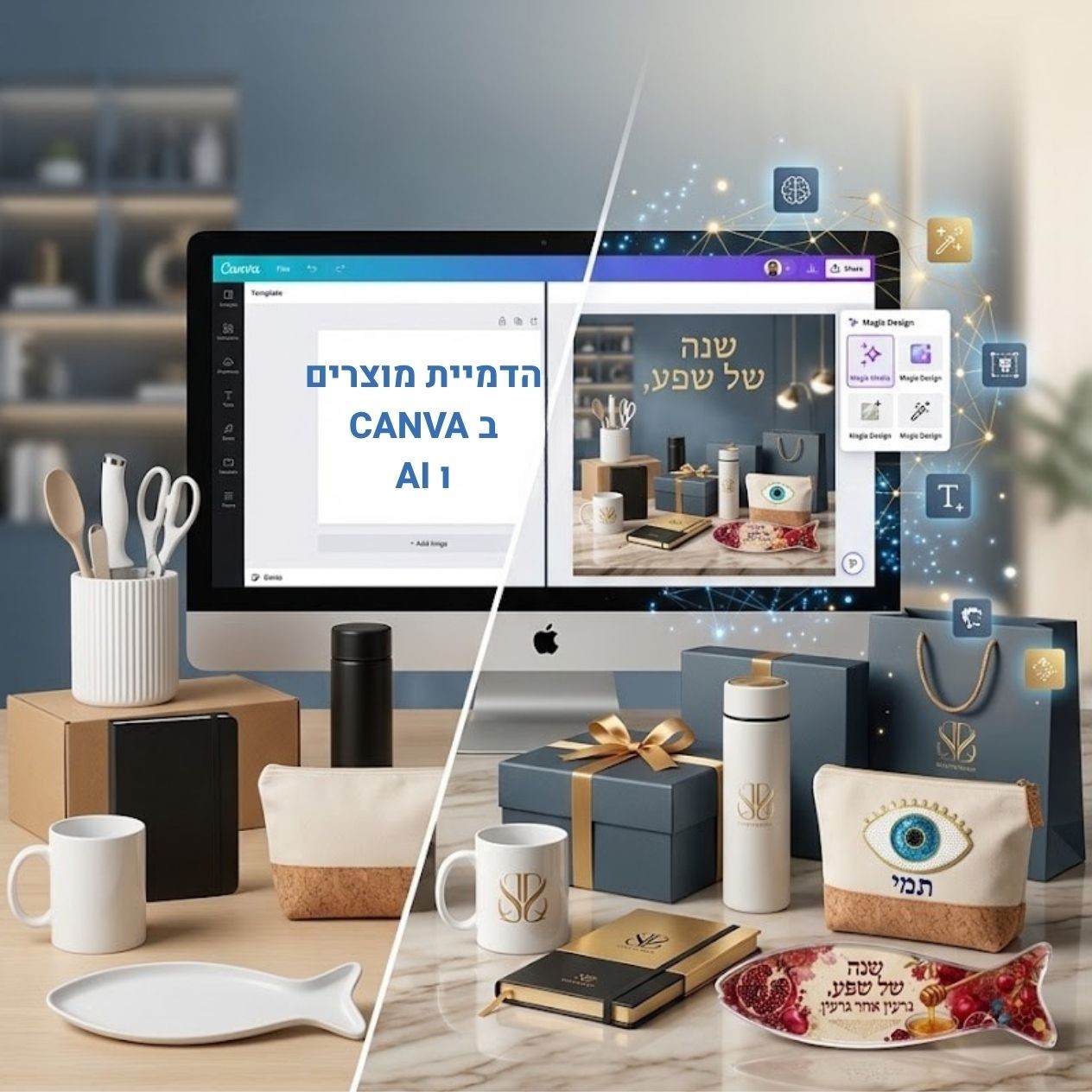 הדמיית מוצרים בקנבה ובינה מלאכותית בזום 15.10.26