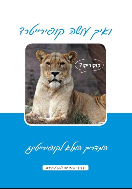 ואיך עושה קופירייטר?