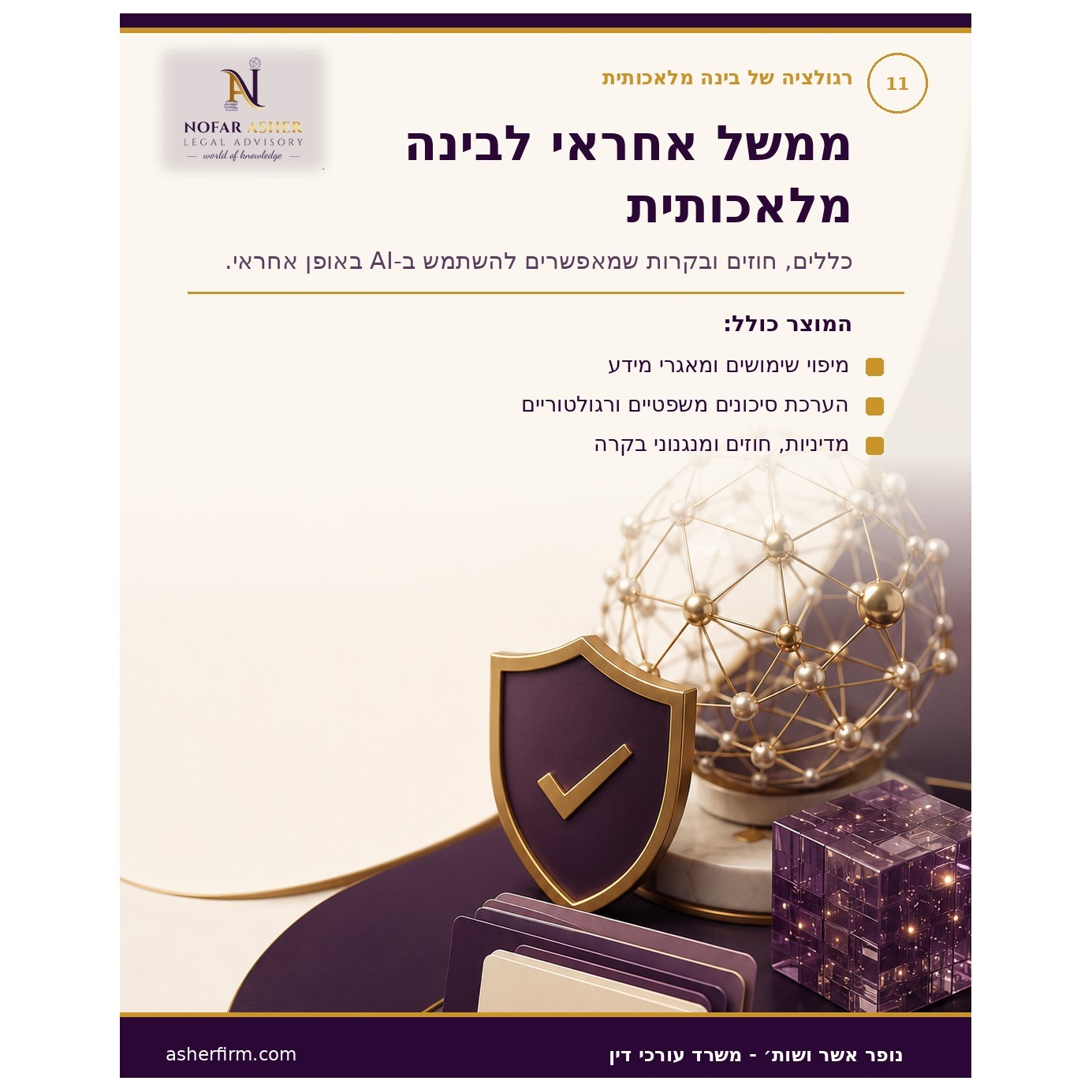 דיני בינה מלאכותית - רגולציה וחובות AI