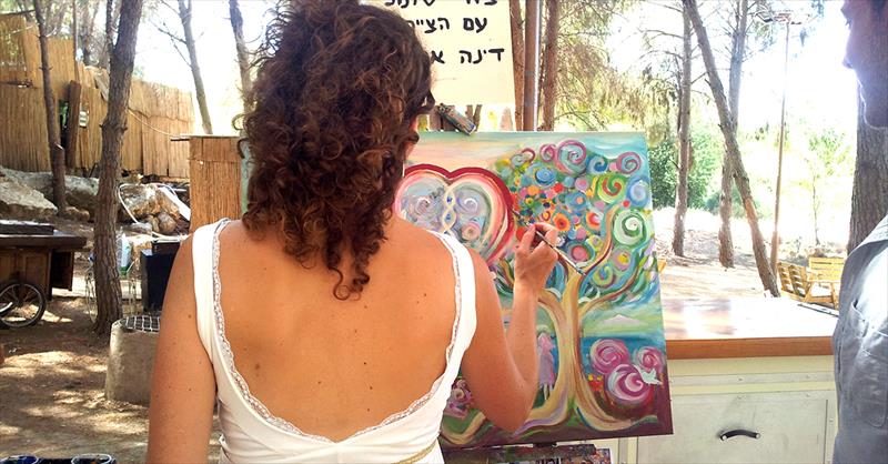 ציור שיתופי לארוע פרטי או עסקי