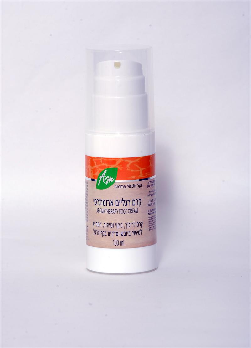 לטיפול הרגליים ,קרם  טיפולי ארומתרפי לטיפול ביובש וסדקים