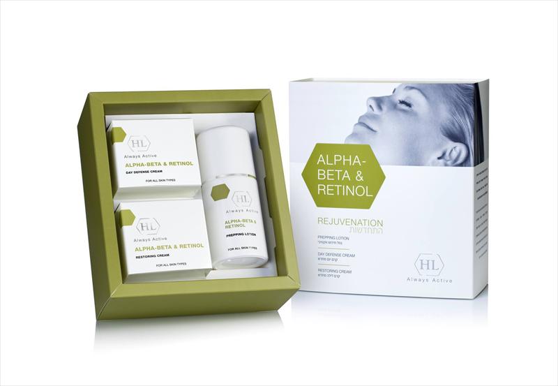 סט  Alfa-Beta Retinol    (כולל קרם בוקר,קרם ערב, מי פילינג)