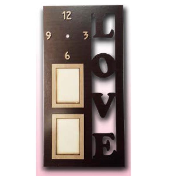 שעון עץ love