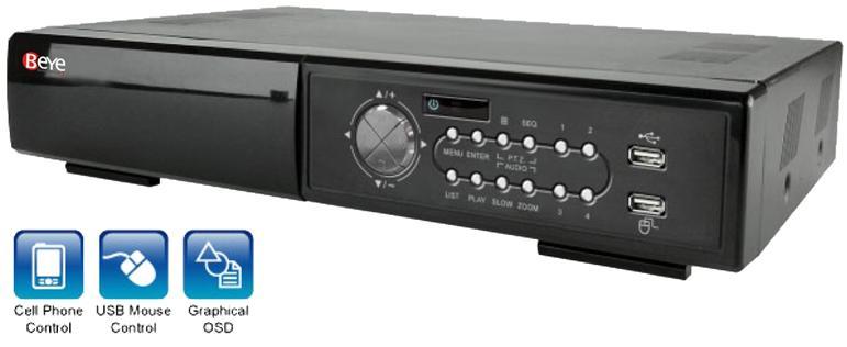 מערכת הקלטה דיגיטלית 4 ערוצים למצלמות אבטחה