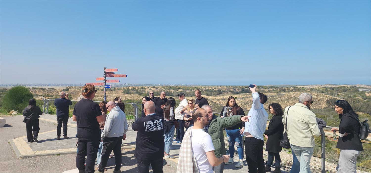 סיור בעוטף עזה בעקבות 7.10