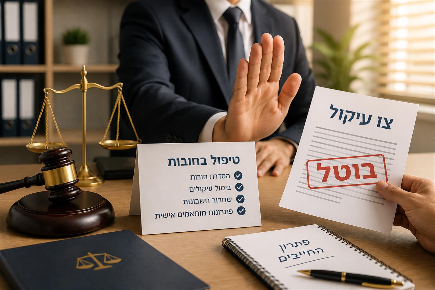 טיפול בחובות -ביטול עיקולים