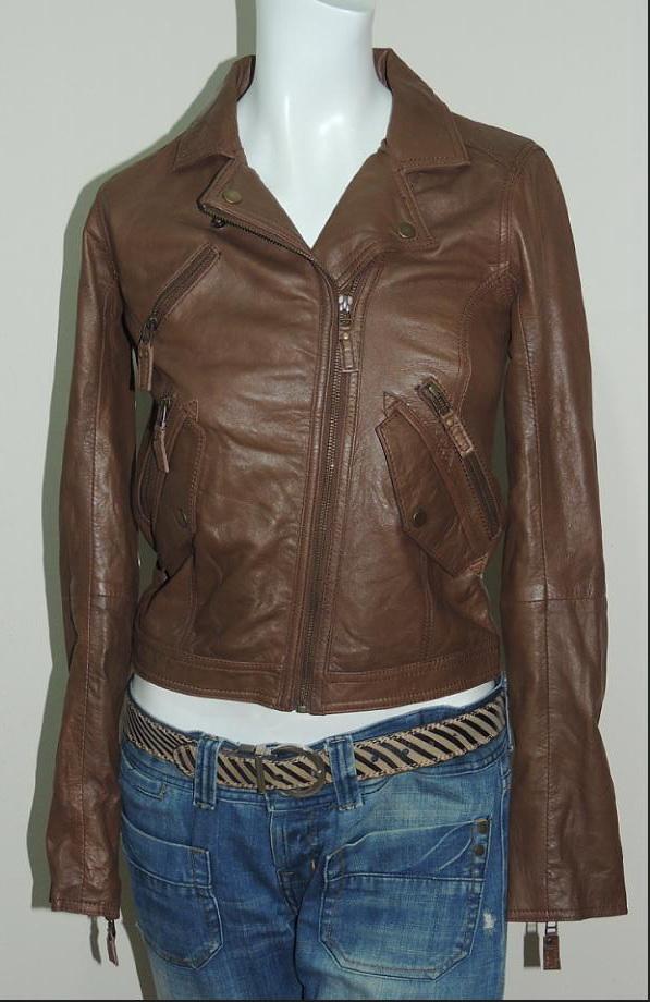 מעיל עור Pull&Bear