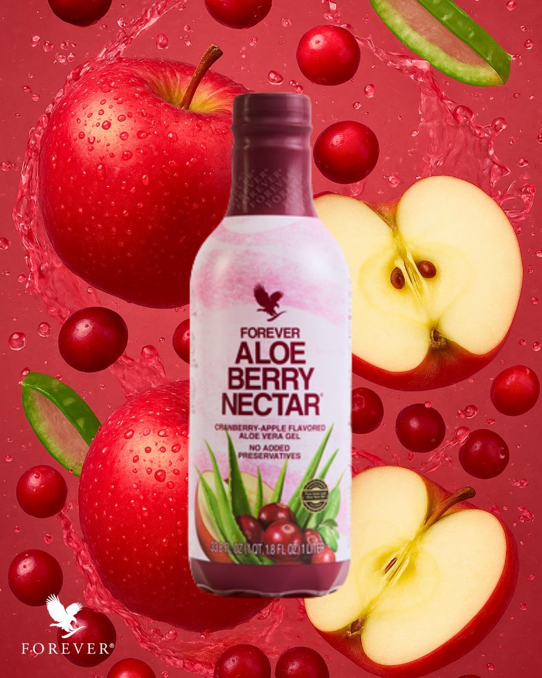 ג'ל אלו ורה עם חמוציות - Berry Nectar