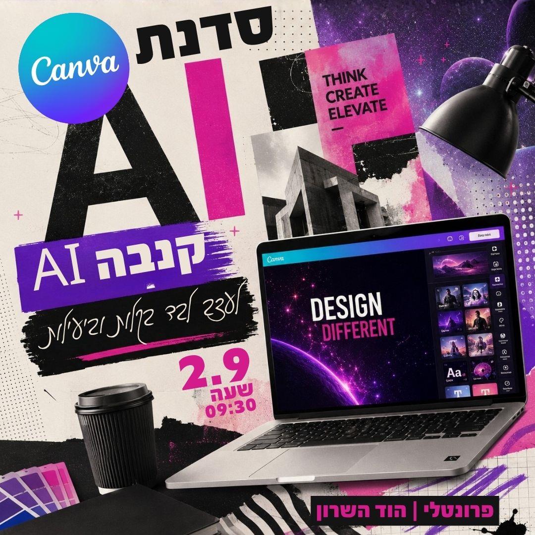 סדנת קנבה AI