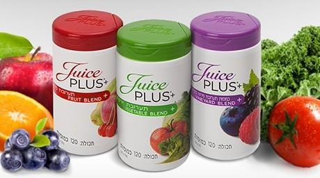 Juice Plus פירות ירקות ופירות יער