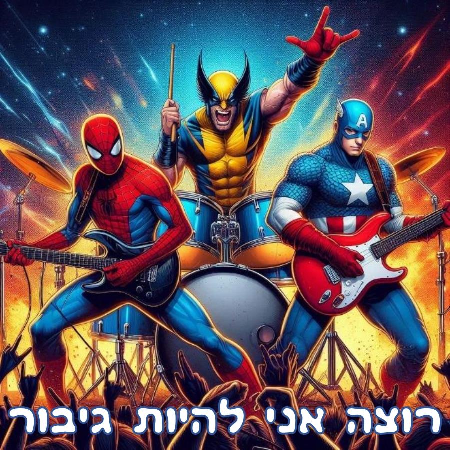 מופע רוק לילדים ומשפחות - "רוצה אני להיות גיבור" - הופעה