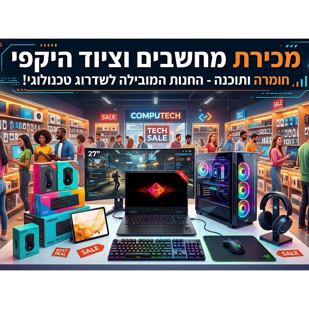 מכירת מחשבים וציוד הקפי