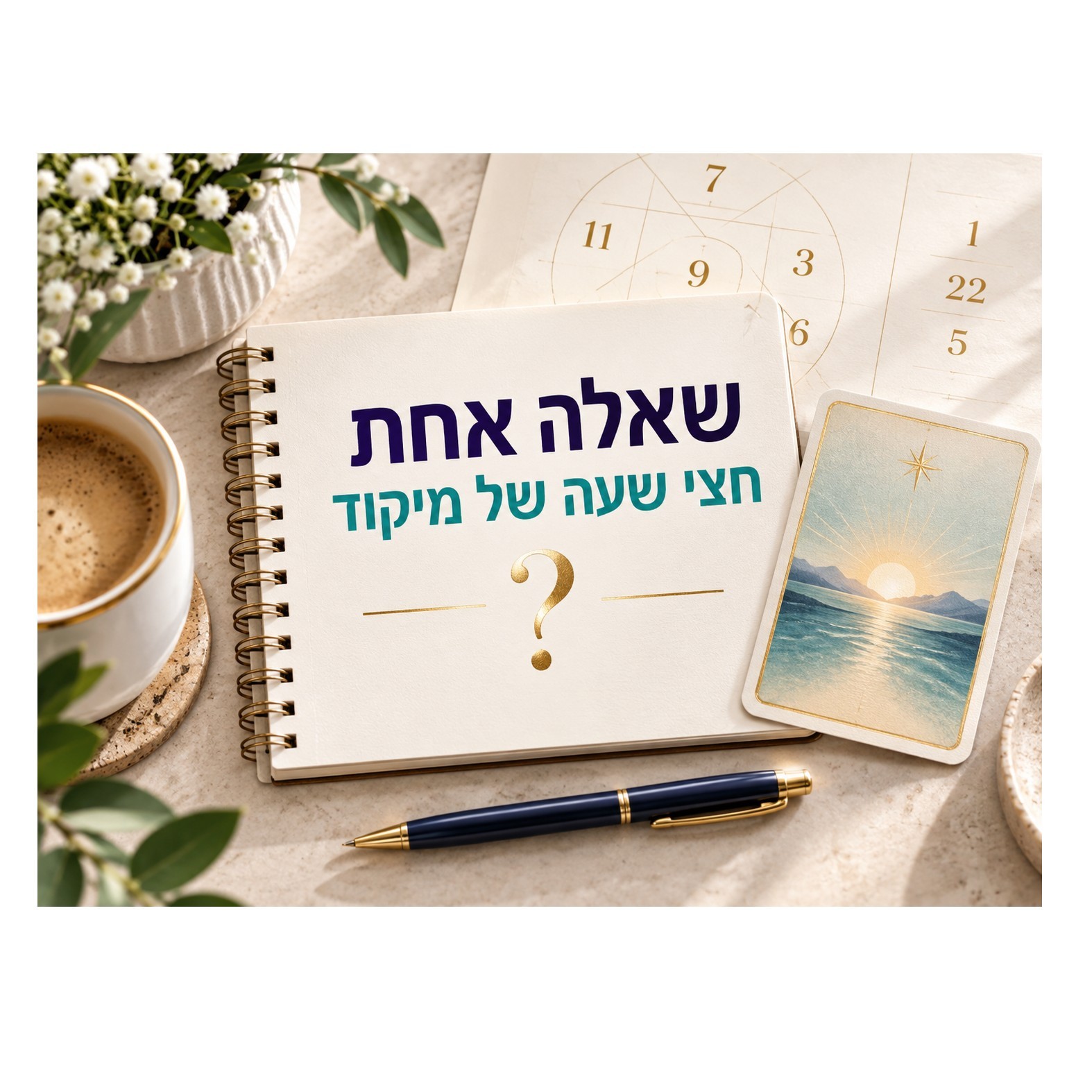 פגישת מיקוד נומרולוגית לשאלה אחת / 30 דקות
