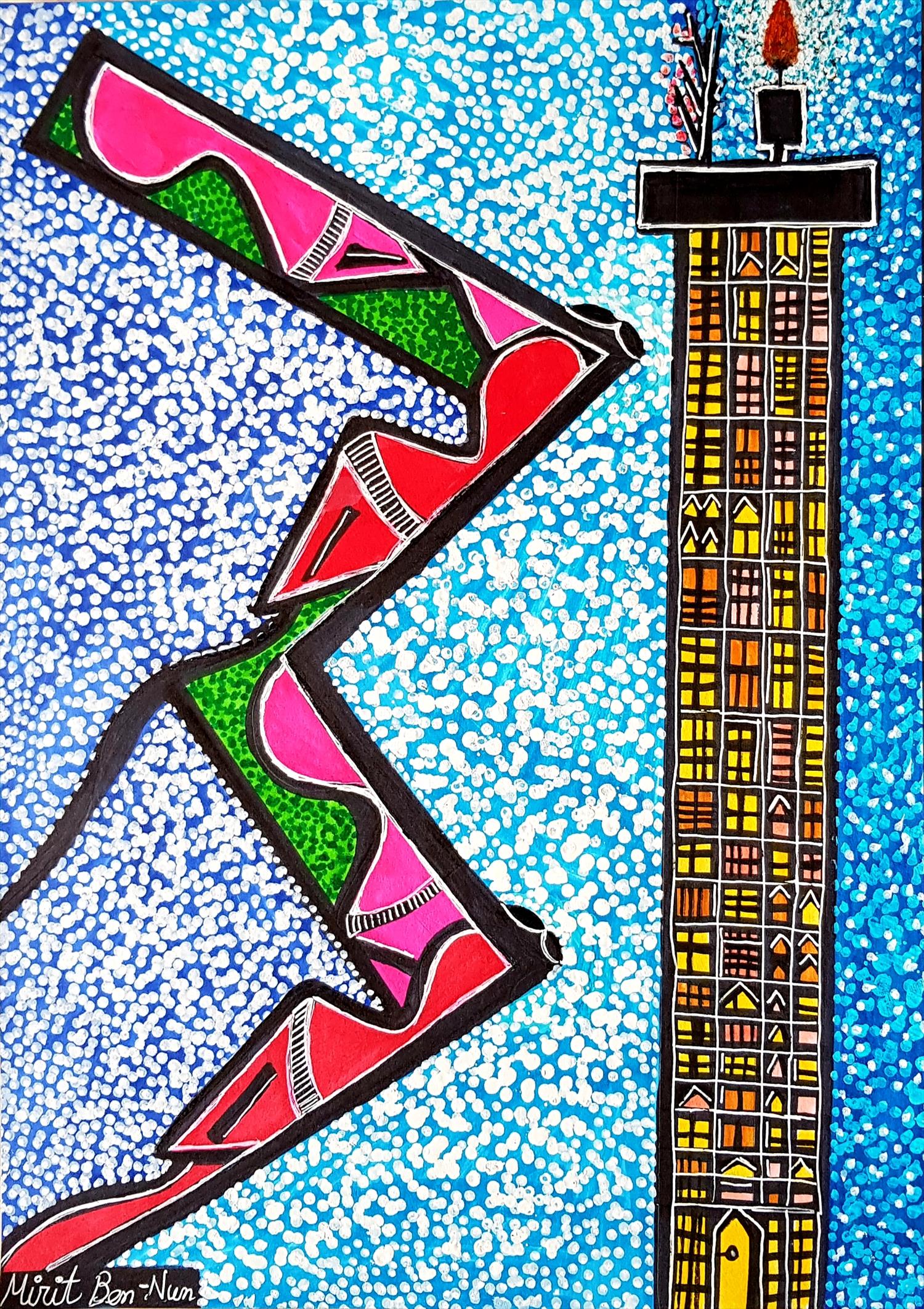 אטרקציות לתיירים סטודיו פתוח מירית בן נון אירוח קבוצות אמנות ישראלית