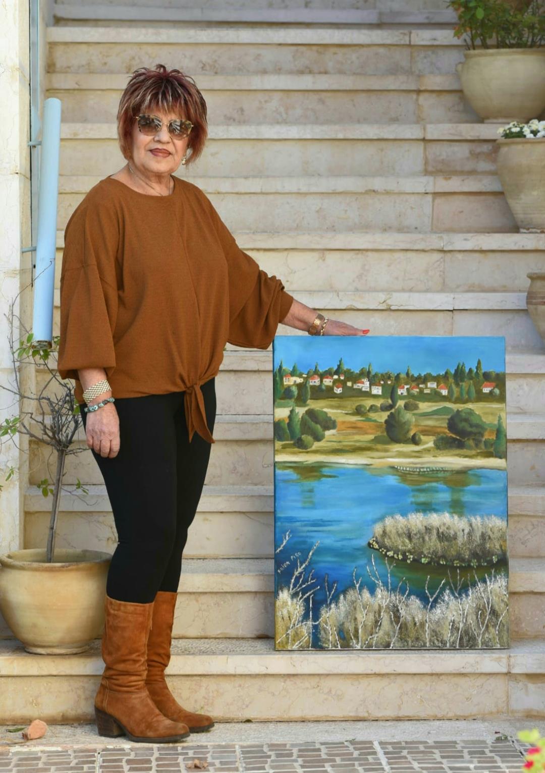 פרידה פירו Frida piro הציירת הישראלית העכשווית המודרנית הריאליסטית הירושלמית ציירות הציירות אמניות