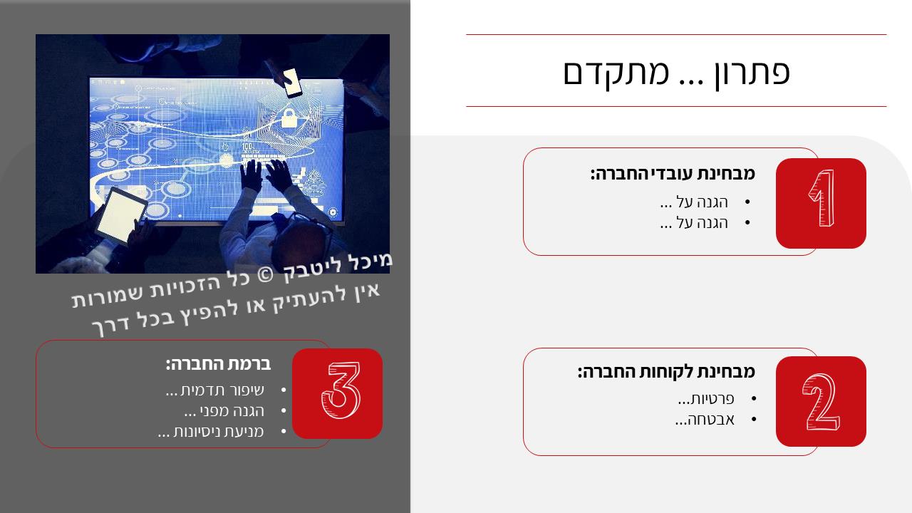 מצגות להדרכות פרונטליות ולקורסים דיגיטליים