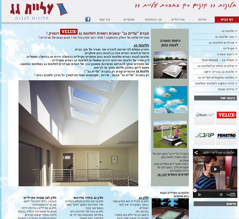 קידום אתר חלונות גג