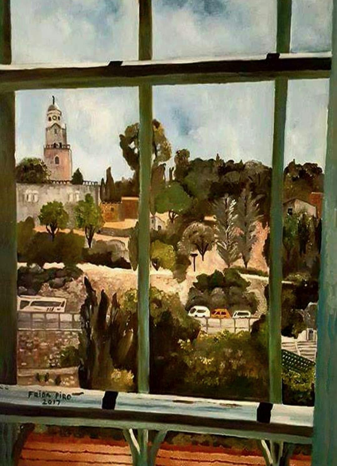 פרידה פירו Frida piro יוצרת ציירת אמנית אומנית פיגורטיבית פלסטית ויזואלית חזותית ישראלית ריאליסטית