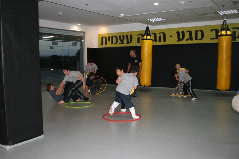 שעור קרב מגע לילדים בגיל גן 4-6.