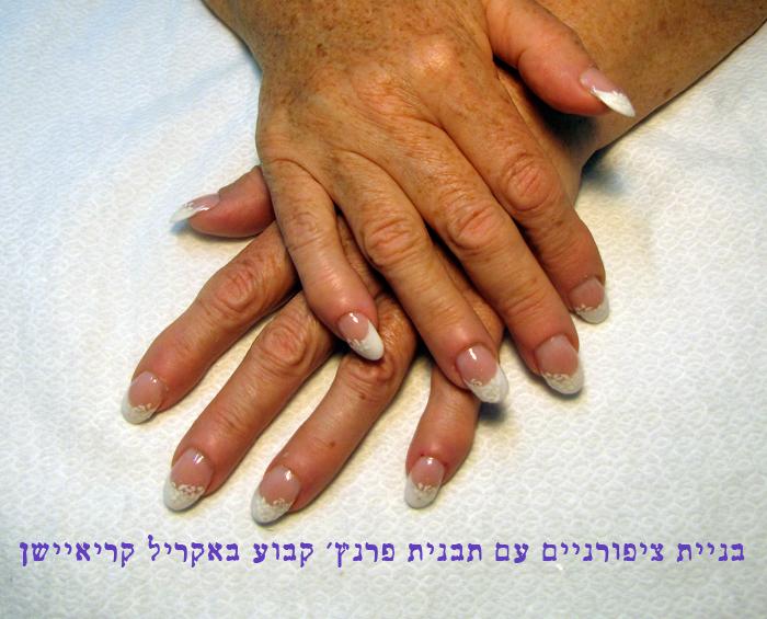 אחרי בניית ציפורניים באקריל