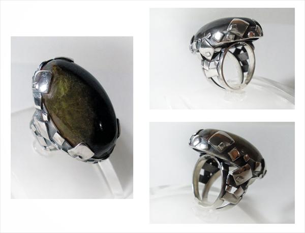 Siberian fluorit ring