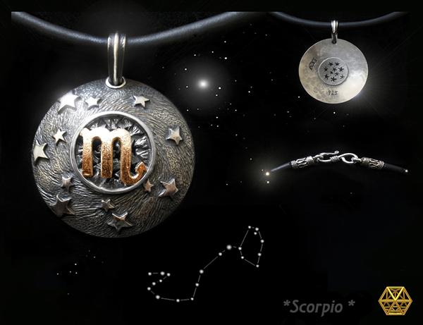 *Scorpio* zodiac pendant