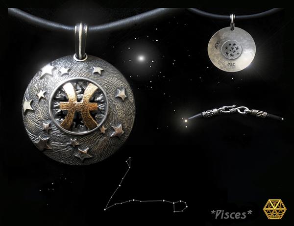 *Pisces* zodiac pendant