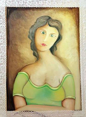 יחיאל וייס ציור שמן על בד Yechiel Weiss oil painting on canvas