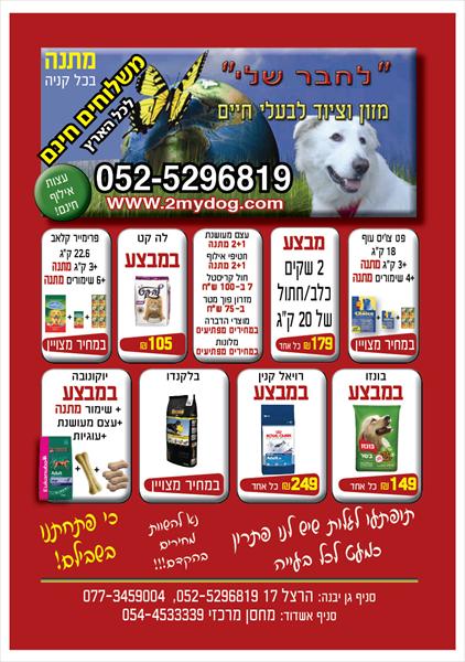 פלייר חנות חיות