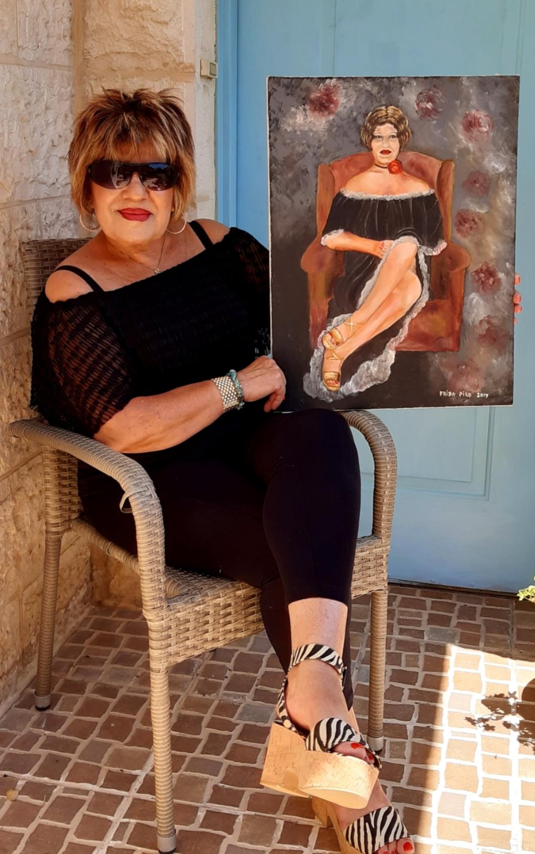 פרידה פירו Frida piro art יוצרת אמנית ציירת ישראלית מודרנית עכשווית ריאליסטית ירושלמית