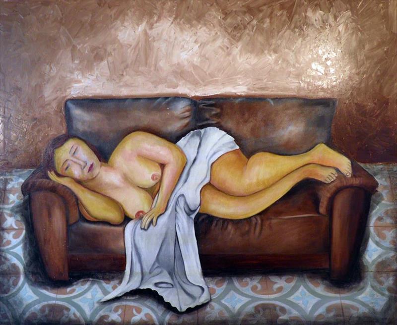 יחיאל וייס ציור שמן על בד Yechiel Weiss oil painting on canvas