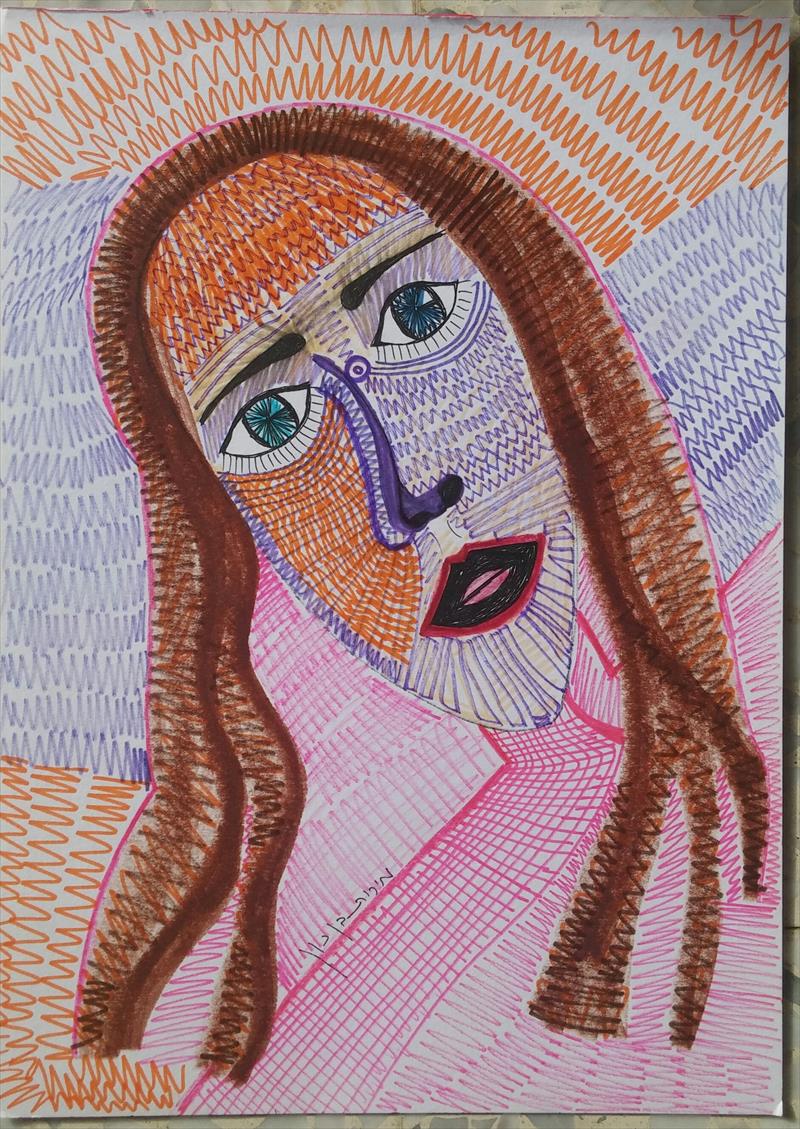 איורים ורישומים דקורטיביים עפרונות צבעוניים מירית בן נון