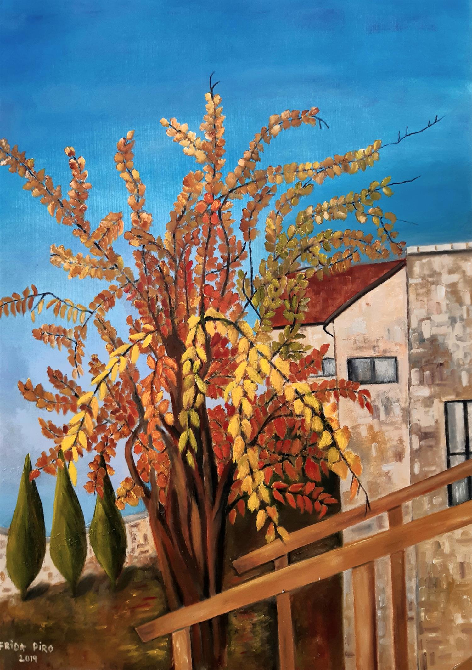 פרידה פירו Frida piro הציירת הישראלית העכשווית המודרנית הריאליסטית הירושלמית ציירות הציירות האמניות