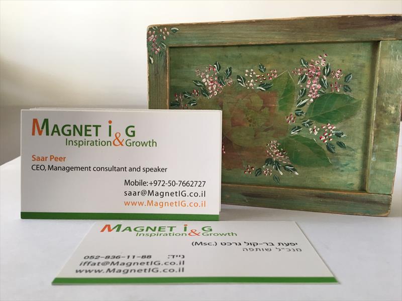 עיצוב כרטיס ביקור ל-Magnet I&G