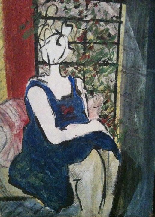 יחיאל וייס ציור שמן על בד Yechiel Weiss oil painting on canvas