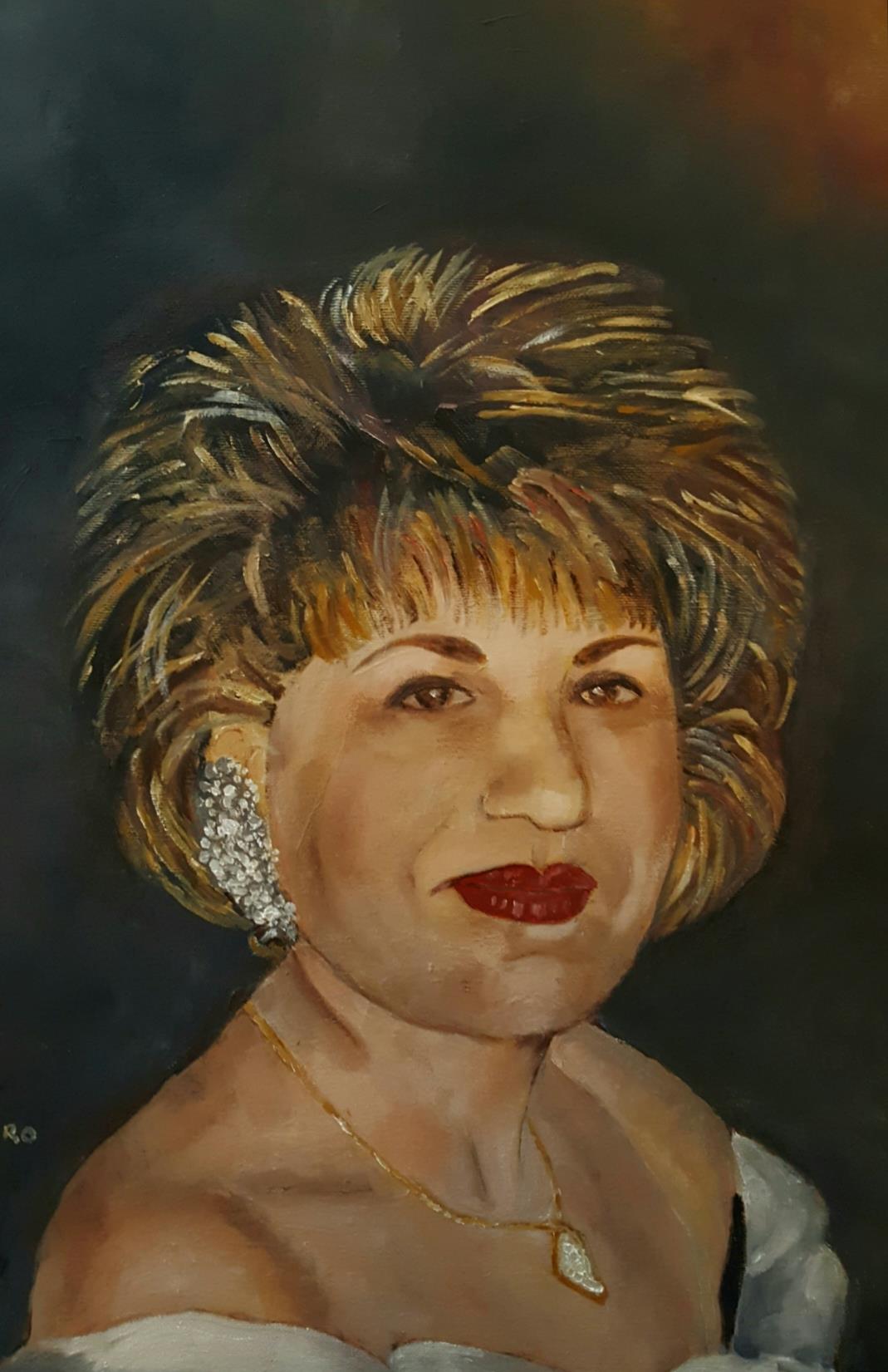פרידה פירו ציירת ישראלית Frida piro ציור דיוקן עצמי ציורי דיוקנאות