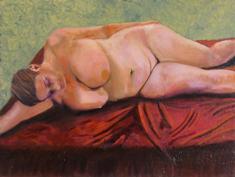 naked g oil on canvas w40cmxh30cm 20016