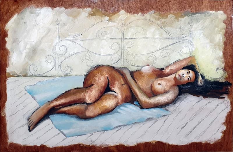 יחיאל וייס אישה עירום Yechiel Weiss is a naked woman