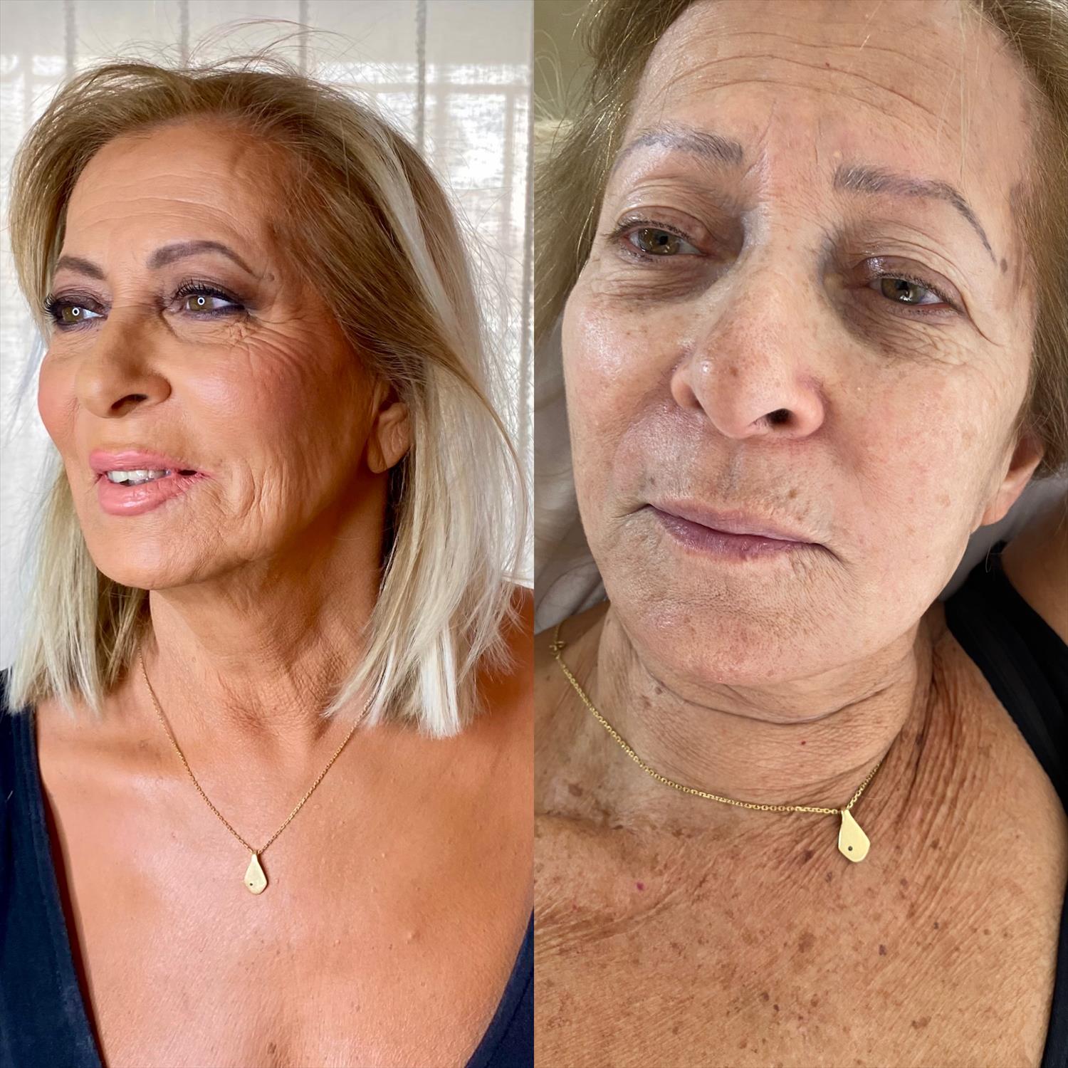 איפור ערב לעור בוגר
