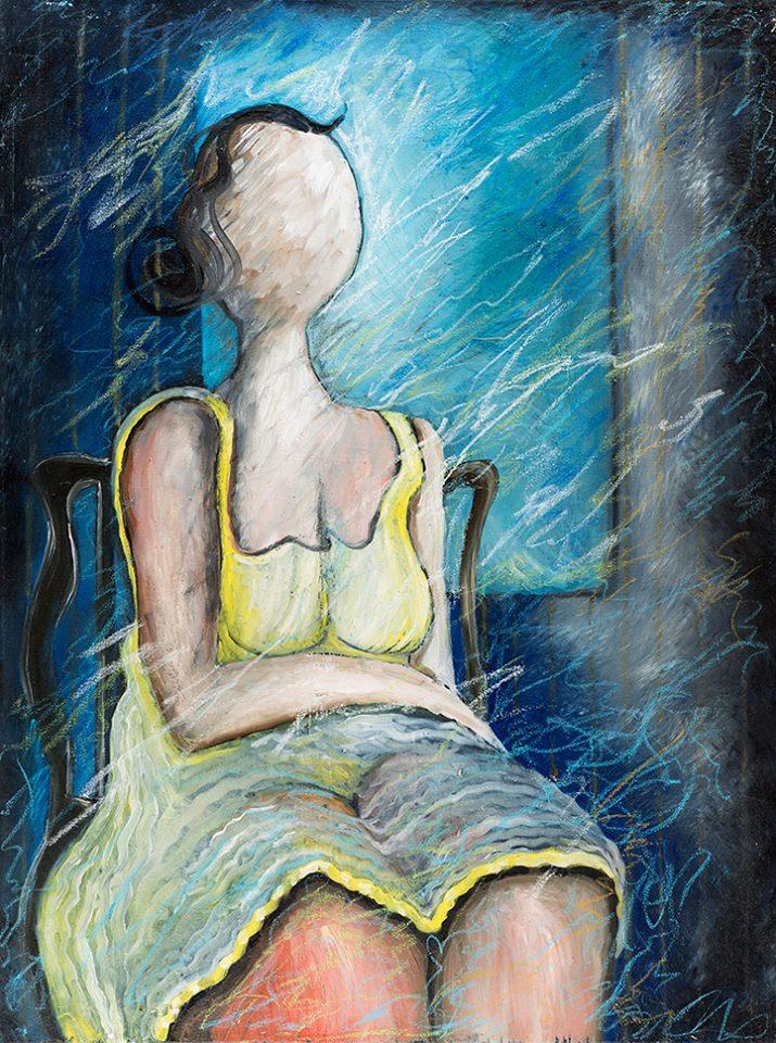 יחיאל וייס ציור שמן על בד Yechiel Weiss oil painting on canvas