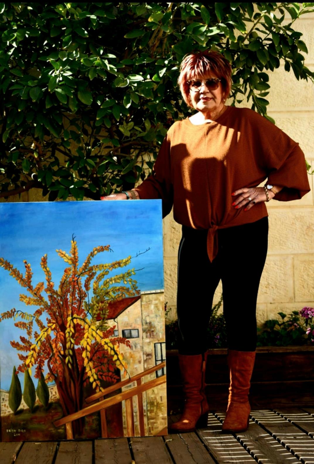 פרידה פירו Frida piro יוצרת ציירת אמנית ישראלית רב תחומית פיגורטיבית פלסטית ויזואלית חזותית ריאליסטי