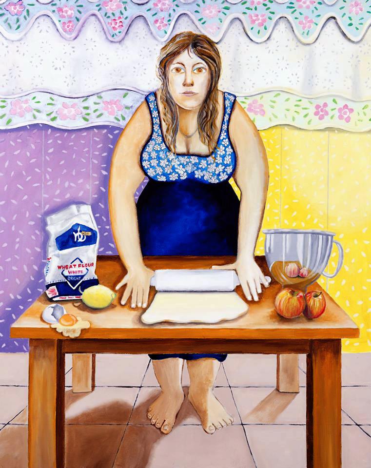 יחיאל וייס ציור שמן על בד Yechiel Weiss oil painting on canvas