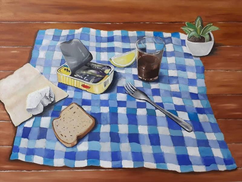 יחיאל וייס ציור שמן על בד Yechiel Weiss oil painting on canvas