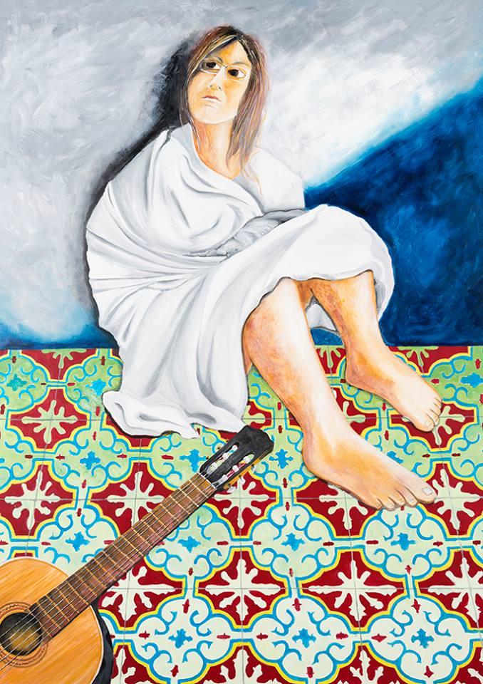 יחיאל וייס ציור שמן על בד Yechiel Weiss oil painting on canvas