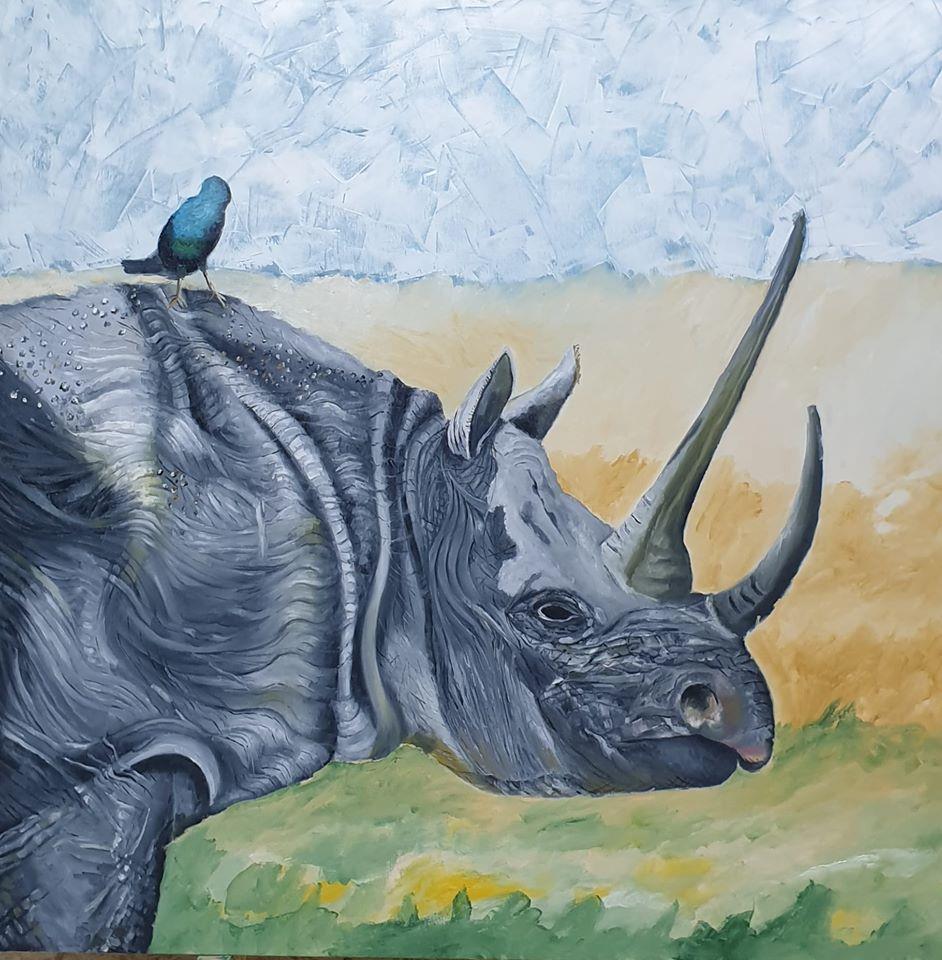 יחיאל וייס ציור שמן על בד Yechiel Weiss oil painting on canvas