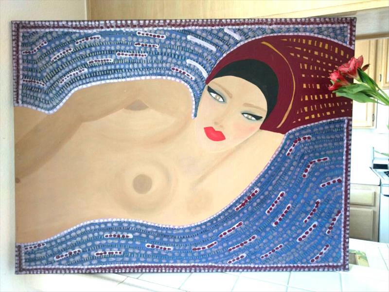 modern paintings israel female art mirit ben nun